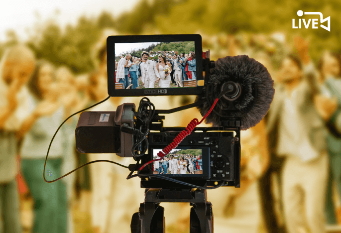 drones in wedding